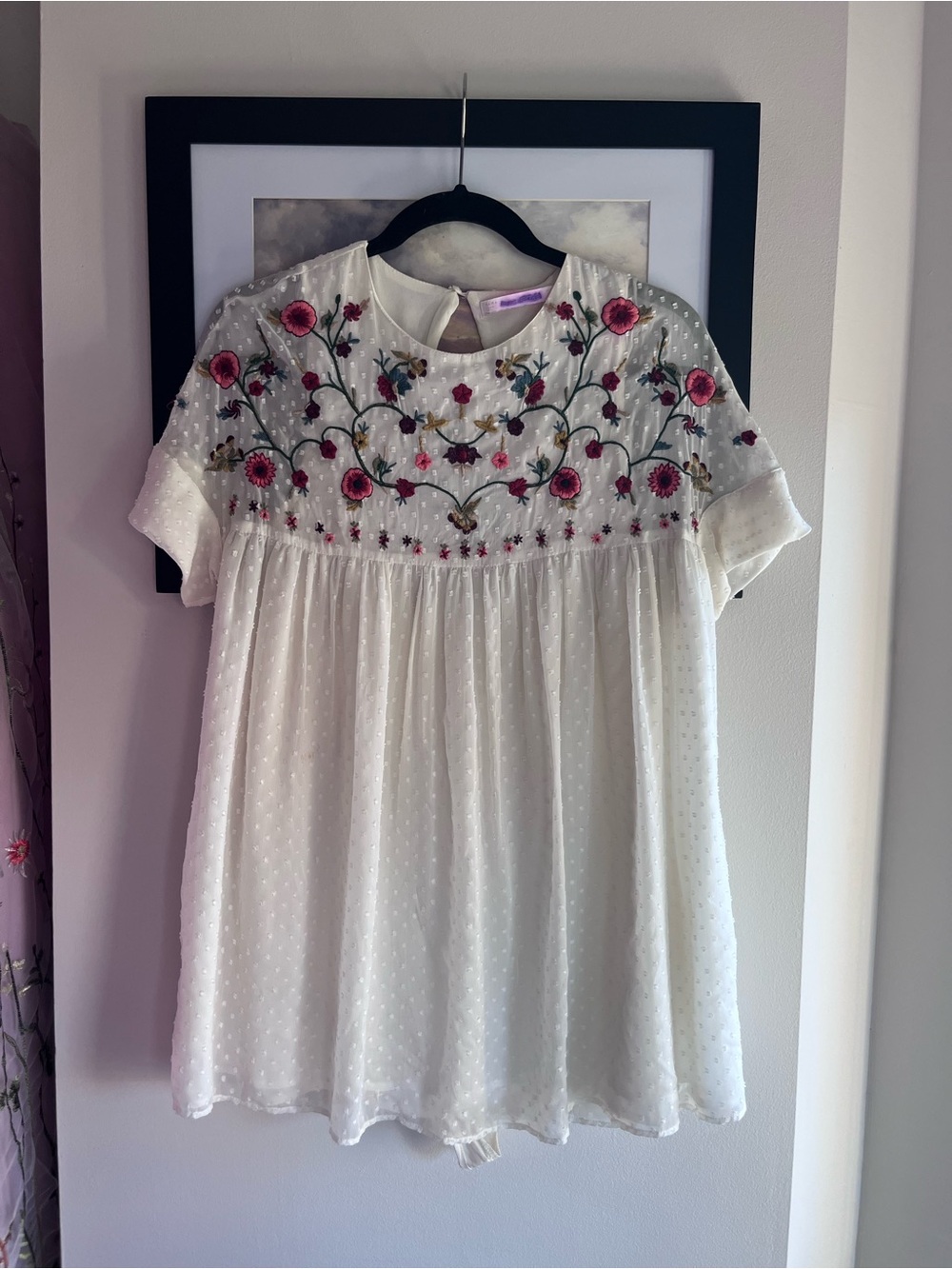 Zara Baby Doll Romper Dress